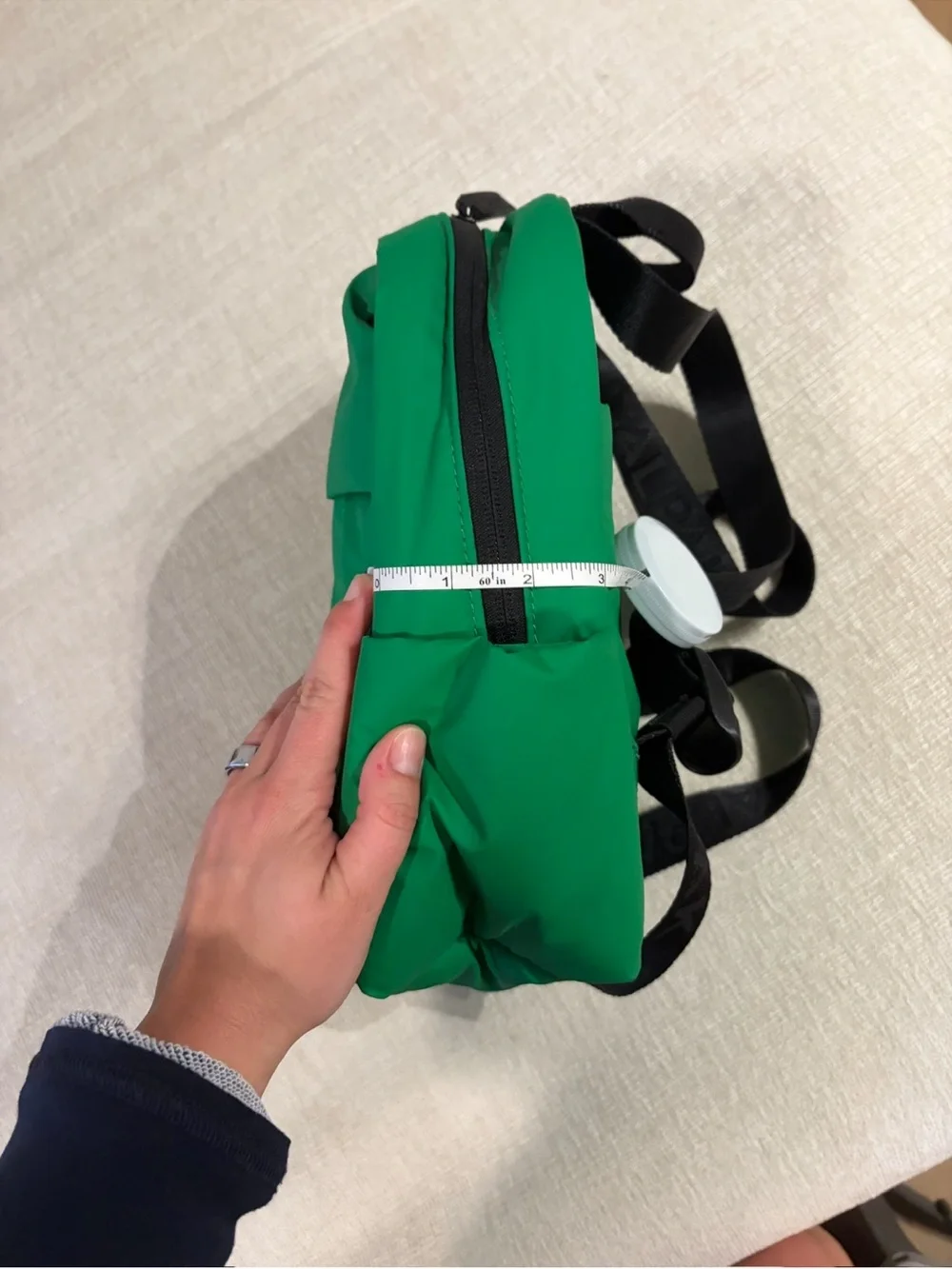 Calpak Luka Mini Backpack Apple Green Purse Travel Bag Puffy Carry on